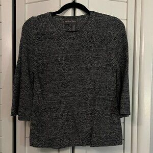 Women's Dark Gray Crew Neck Sweater